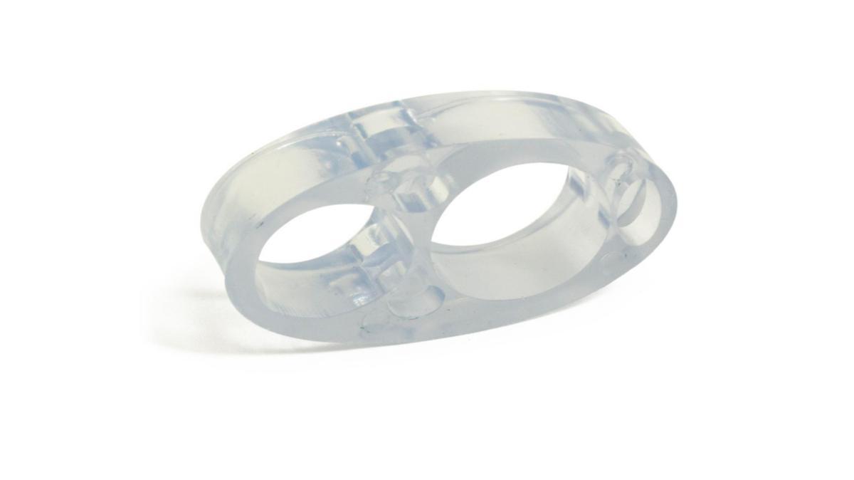 Håndtaksbuffert Kombo - Dørstopper kombo Habo transparent plast SB2