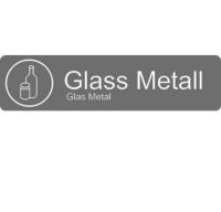 Etikett Kildesortering Røros Glass & Metall