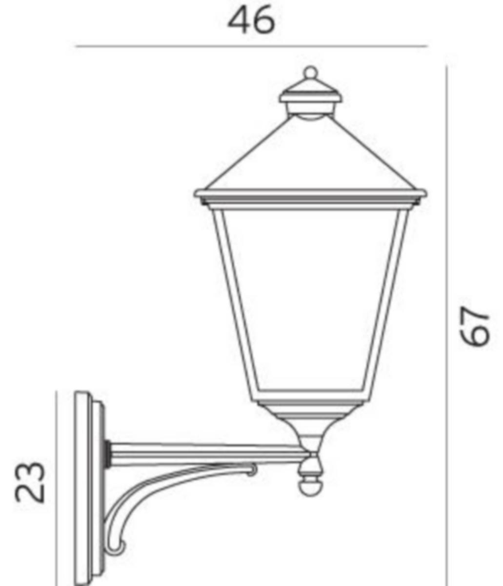 Veggarmatur Norlys London - Vegglampe London Big 490 hvit