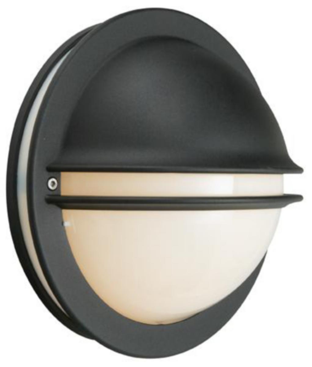 Veggarmatur Norlys Berlin - Berlin 611 vegglampe hv glass sort