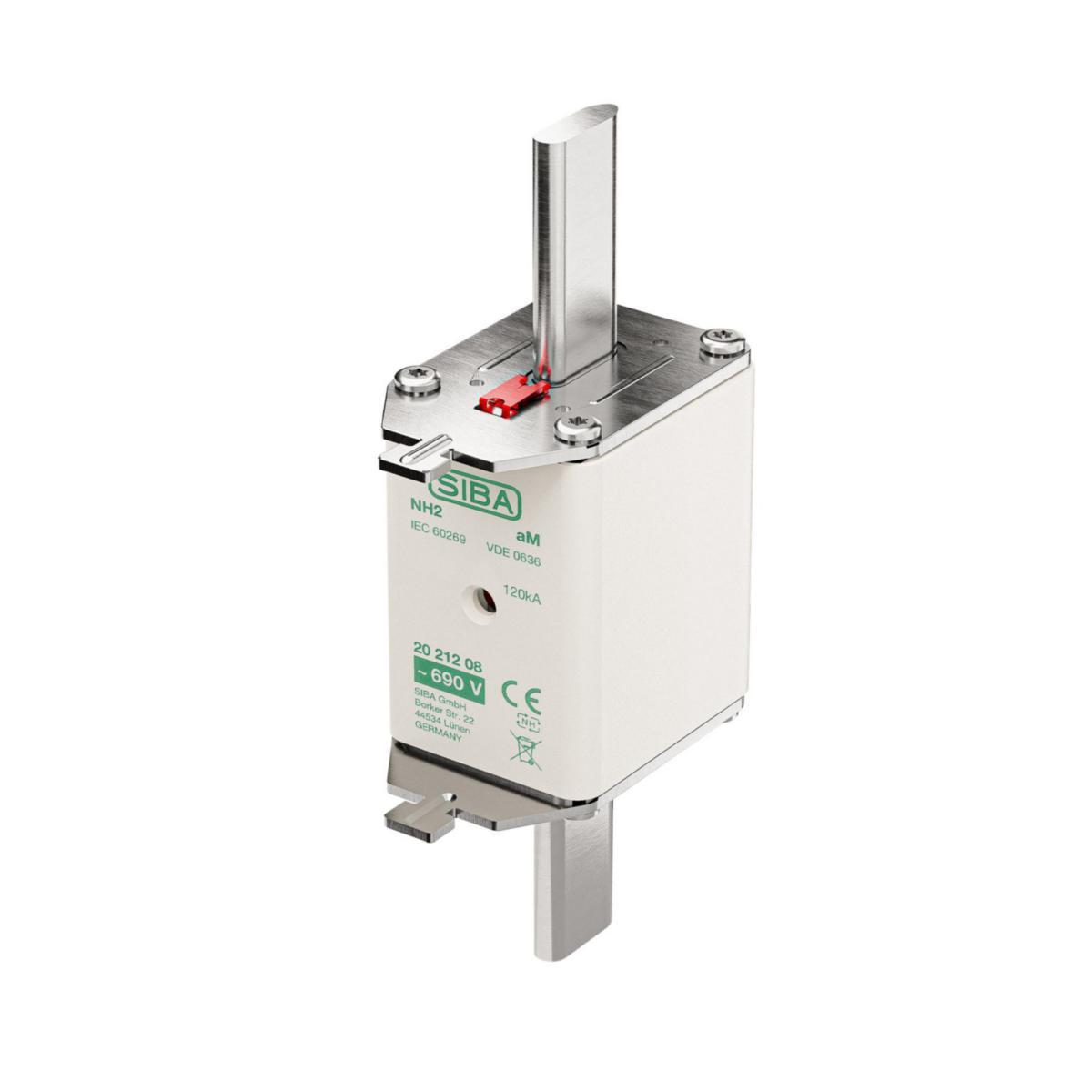 Høyeffektsikringer Siba HellermannTyton NH 690V-aM - Sikring NH2 690V aM 200A SIBA