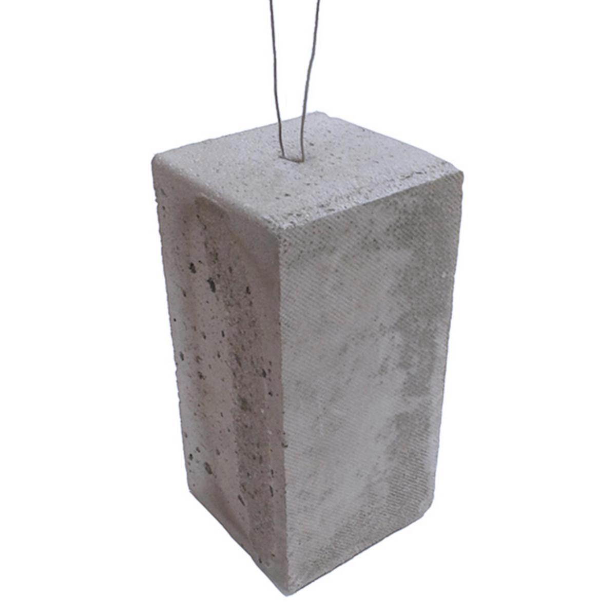 Betongstol 4-kant med tråd, anlegg - Betongstol 250X100X100mm med tråd. anlegg