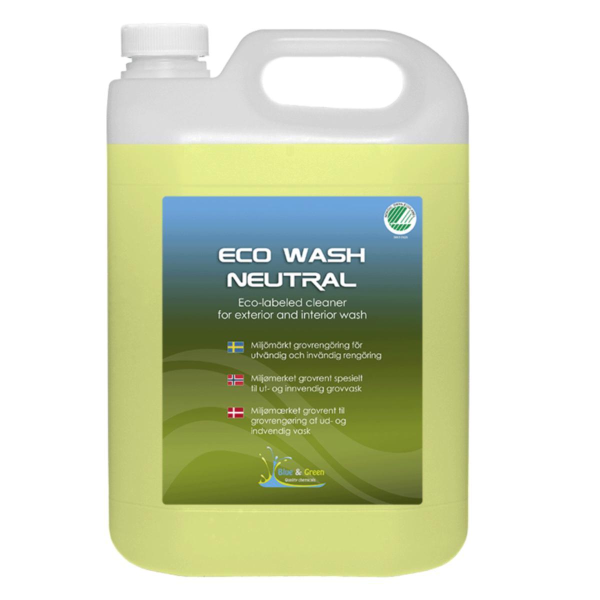 Rengjøring Eco Wash Neutral - Rengjøring Eco BG Eco Wash Neutral 5L