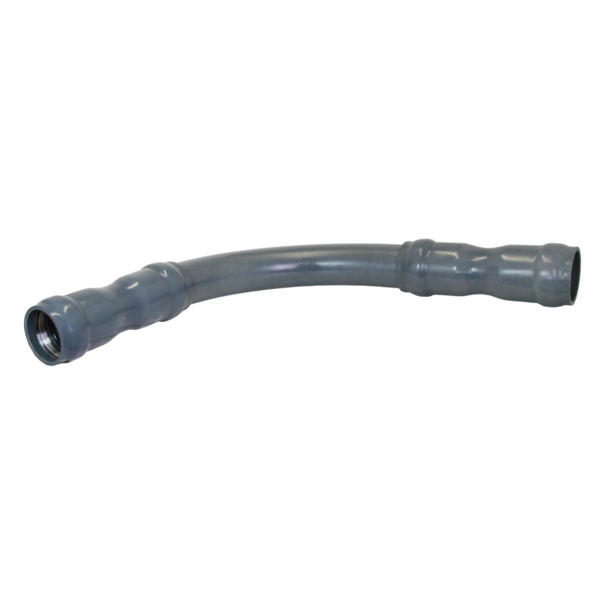 Trykkrørsbend PVC 30° SDR 21, Griplock, Pipelife - 110 mm x 30° PVC trykkrørsbend Griplock m/2 muffer SDR 21 grå