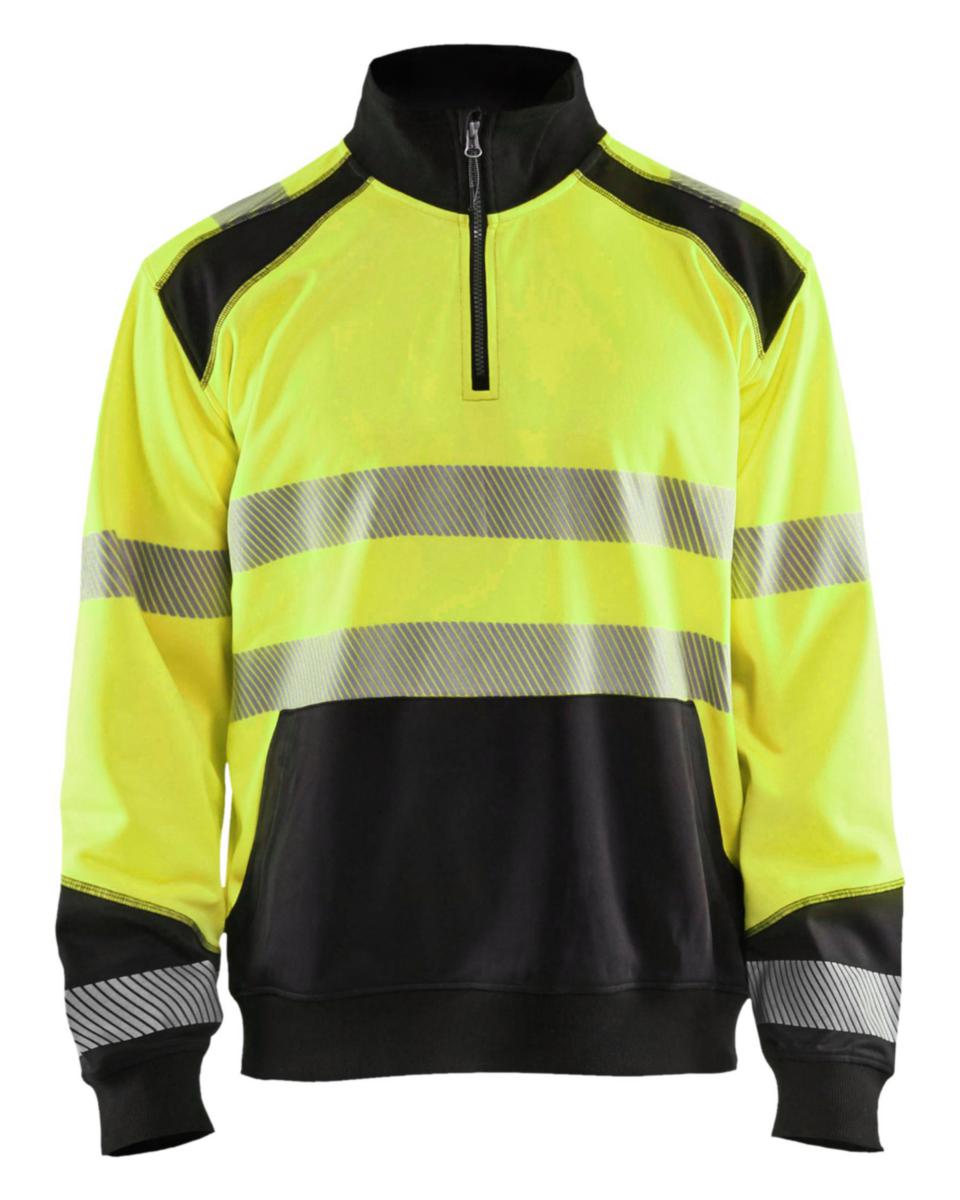 Collegegenser zip Blåkläder 3556 HiVis kl.2 - Collegegenser zip Blåkläder 3556 HiVis kl.2 str M