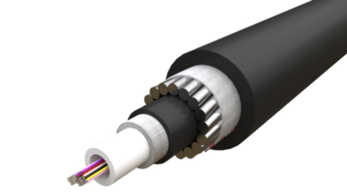 Fiber Sjøkabel Melbye - 24F Sjøkabel SM 4kN UT G657A1