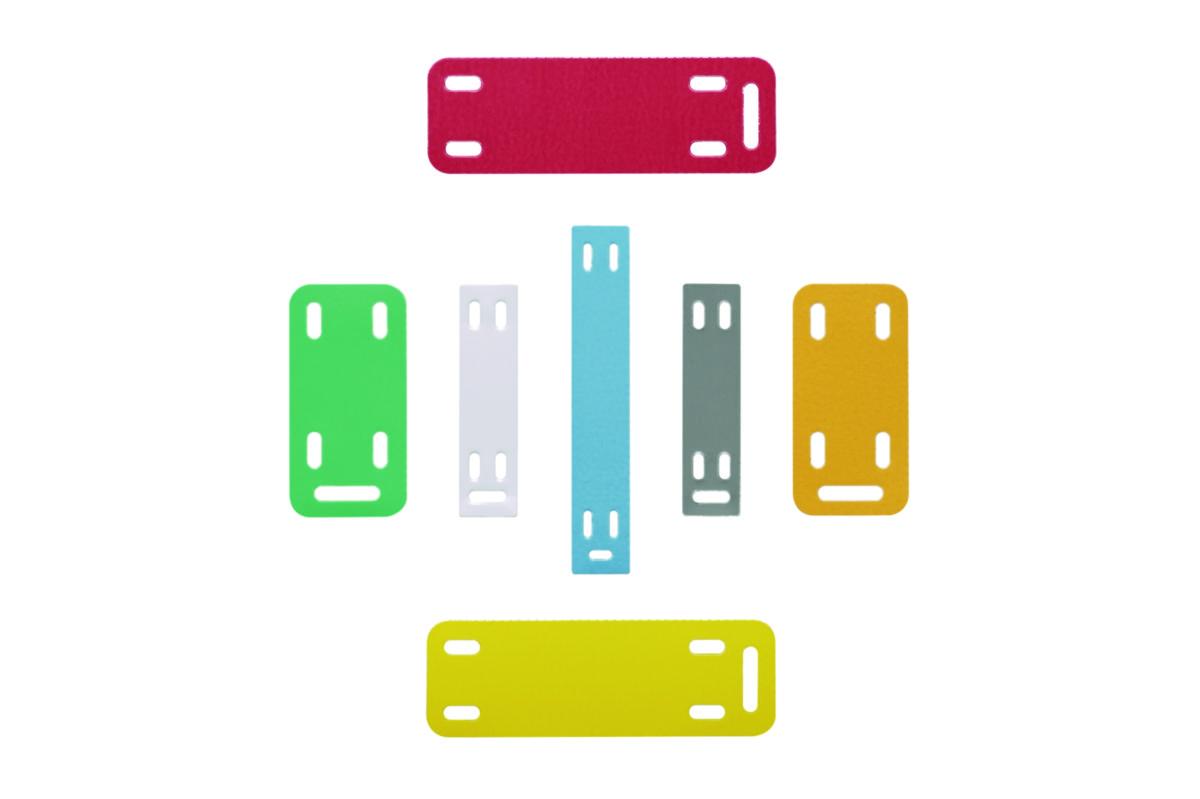 Merkeplate for strips Panduit - Merkeplate. gul ThermTrans Polyest/Polyolefin