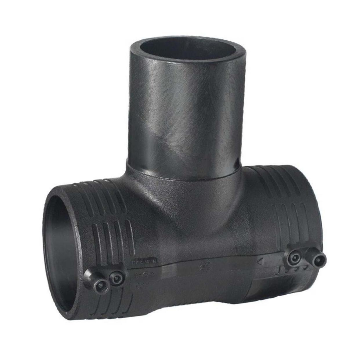 110 mm elektro t-rør 90° pe 100 sdr11 - elektro t-rør pe1...