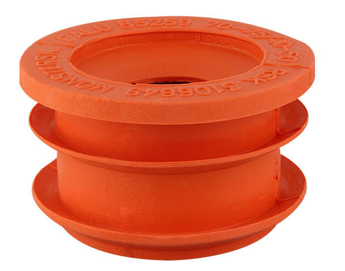 Gumminippel til SA / HTA / PP / PVC og MA-rør oransje, Faluplast - 70-75/40-50 mm gumminippel orange 85259