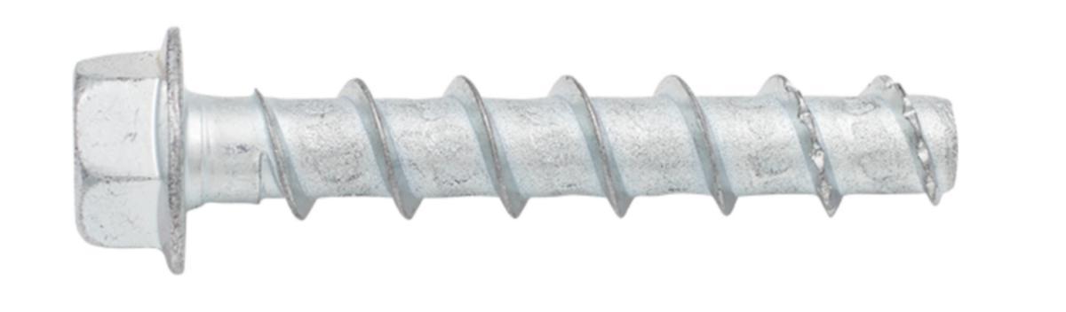 Betongskrue EJOT® JC2-KB-Plus m/flens stål elforsinket - Betongskr 14X110/45 C1 JC2+6kt m/flens SW24 EZ ETA 10pk