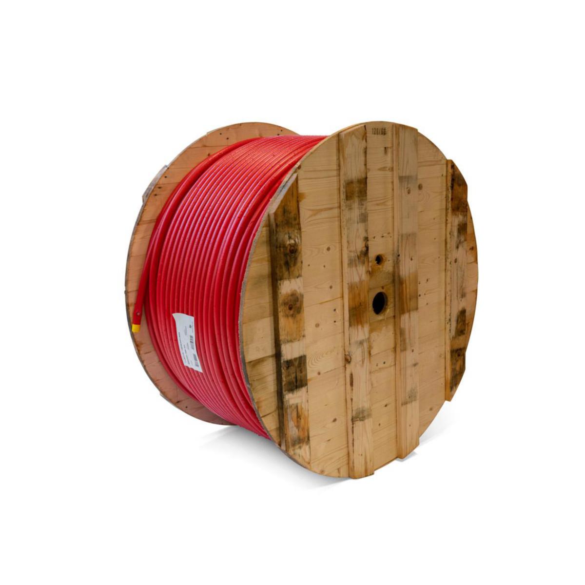 Fiberkabelrør PE DL på trommel, RØD Infraplast - 1 x 20mm-L DL Fiberkabelrør Rød L=1000 mtr. m/trommel