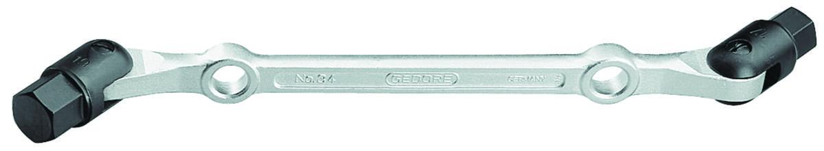 Leddnøkkel Sekskant - Leddnøkkel innendig 6kt Gedore 5X6mm 202mm