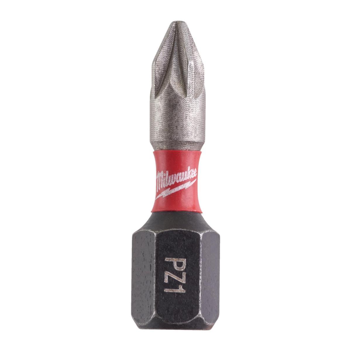 Bits Milwaukee Shockwave PZ 25mm - Bits Shockwave PZ1 Milwaukee 25mm 25pk