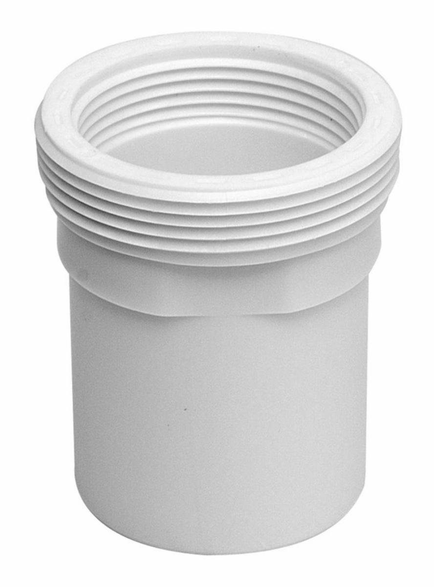 Gjengeovergang utvendig/innvendig gjenget, Faluplast - 50 mm x 1 1/2" innv gj2" utv