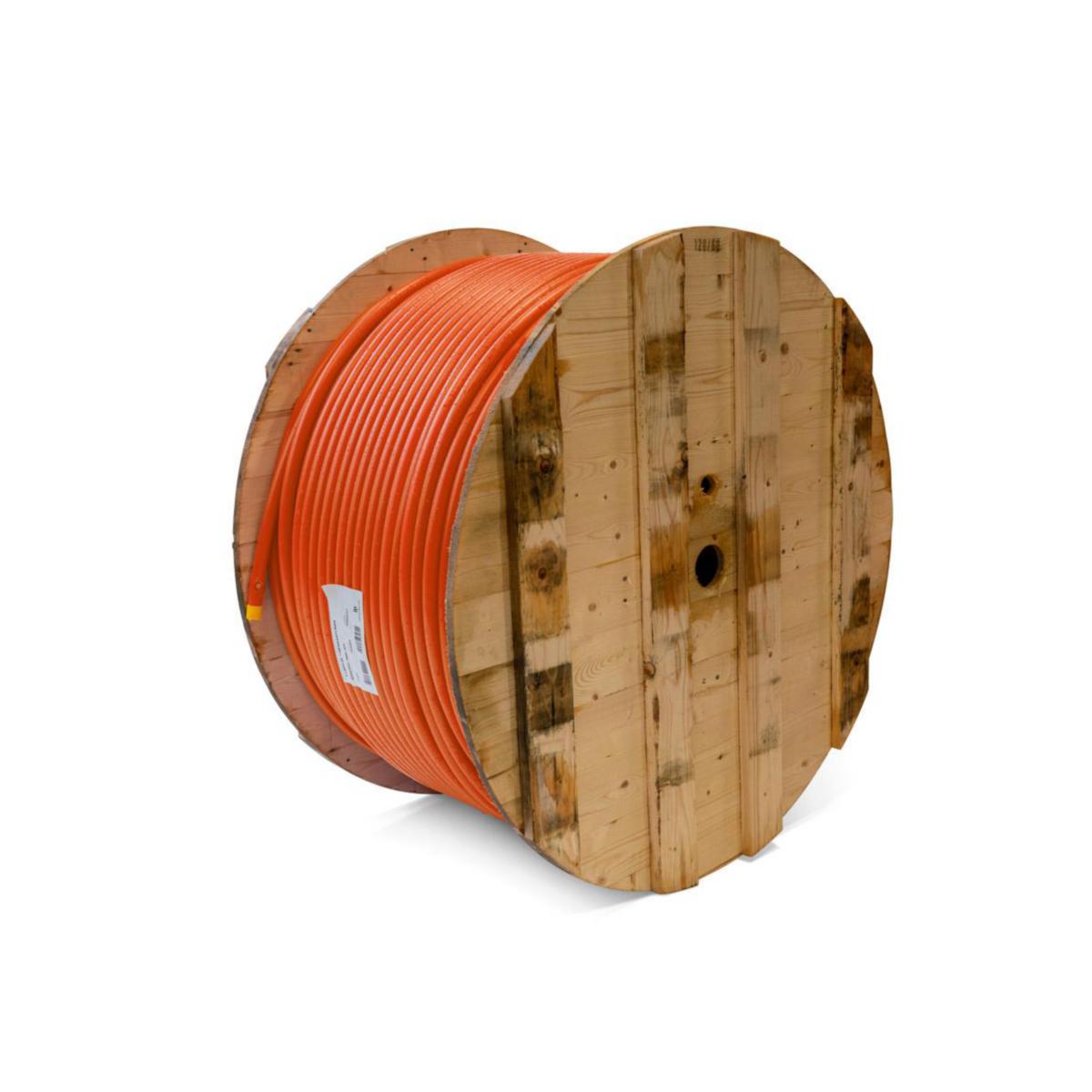 Fiberkabelrør PE DL på trommel, ORANGE Infraplast - 1 x 25mm-L DL Fiberkabelrør Oransje L=750 mtr. m/trommel