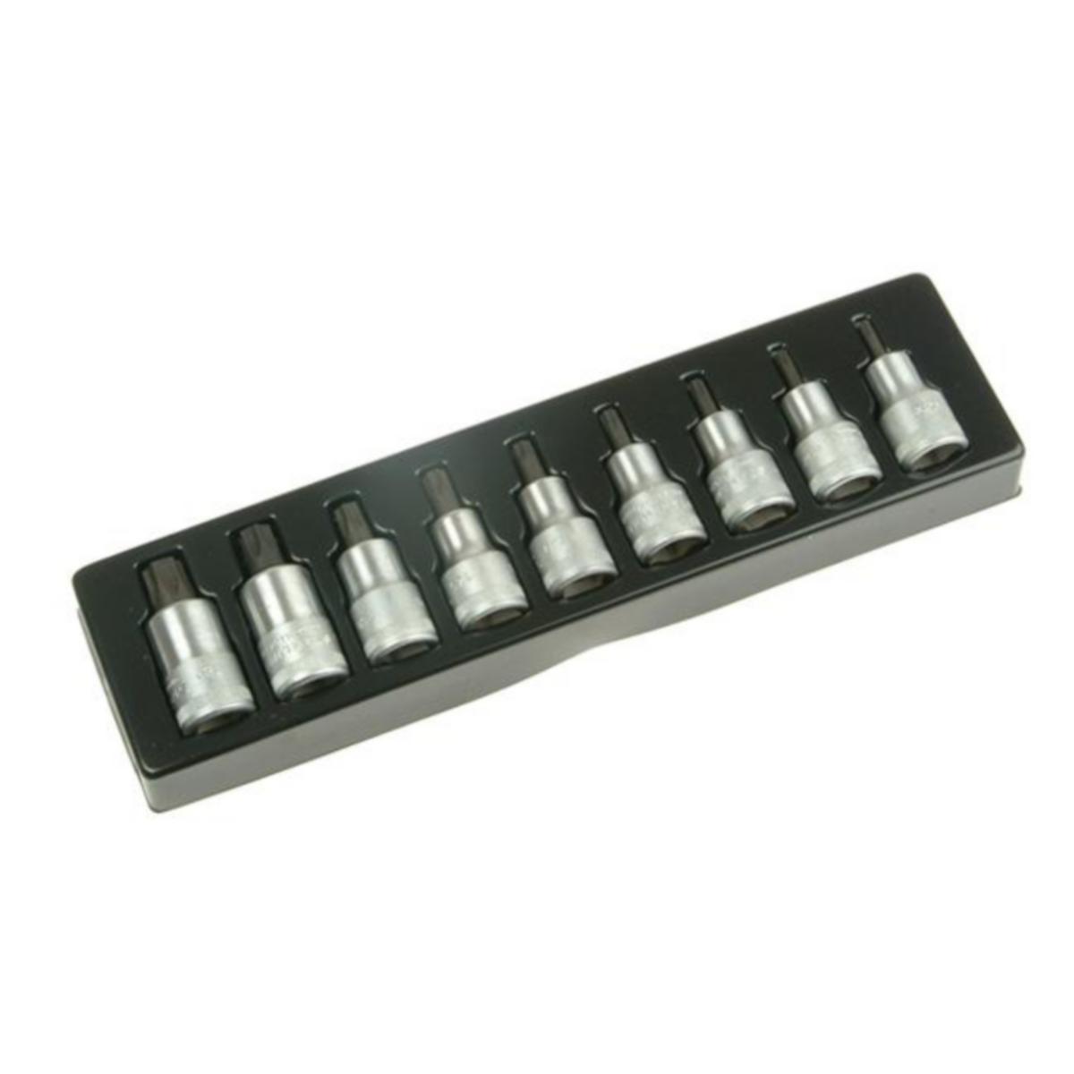 Pipesett Stahlwille 1/2 TX - Skrutrekkerinnsatssett 54TX/9 Stahlwille 9 deler 96031004