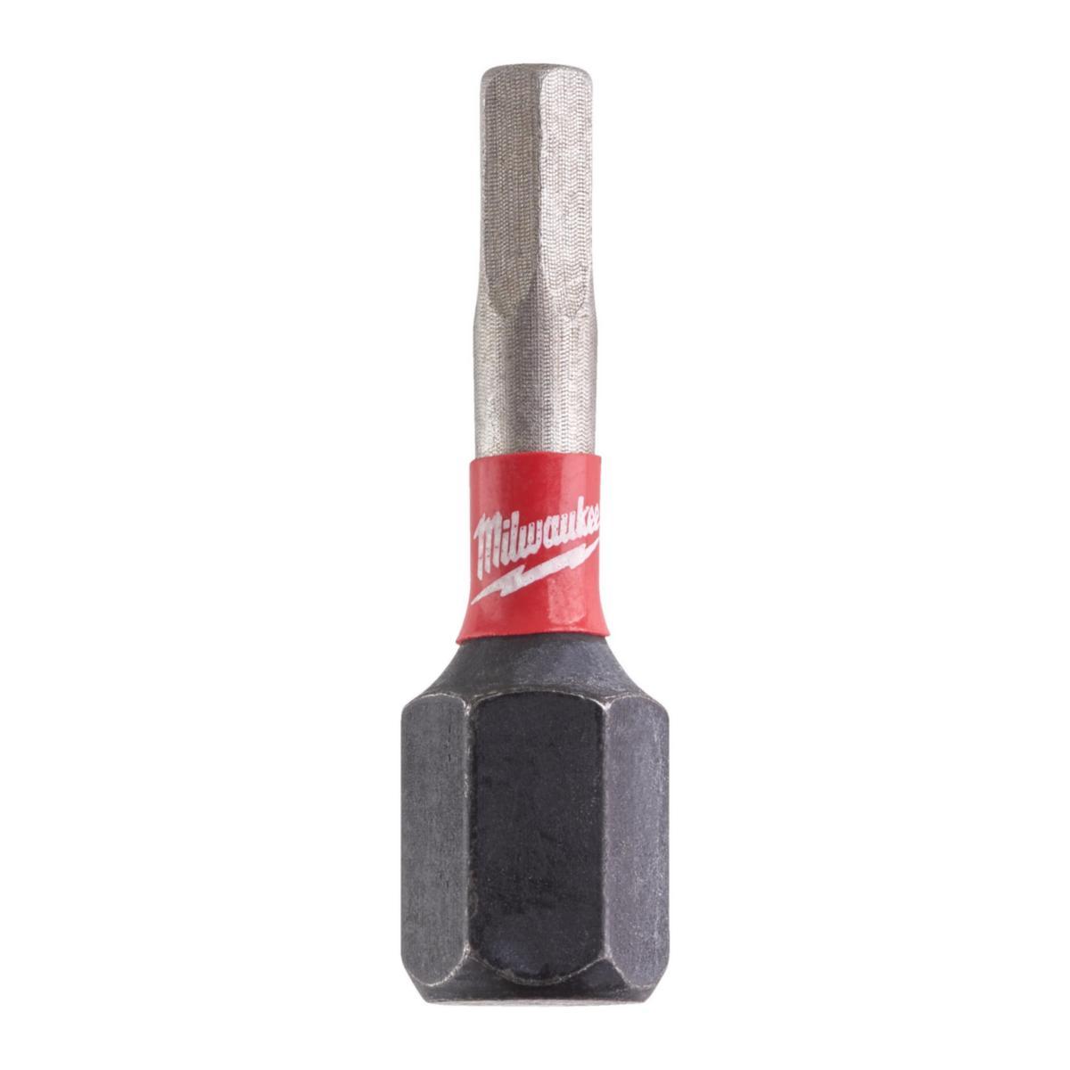Bits Milwaukee Shockwave HEX 25mm - Bits Shockwave HEX3 Milwaukee 25mm 2pk
