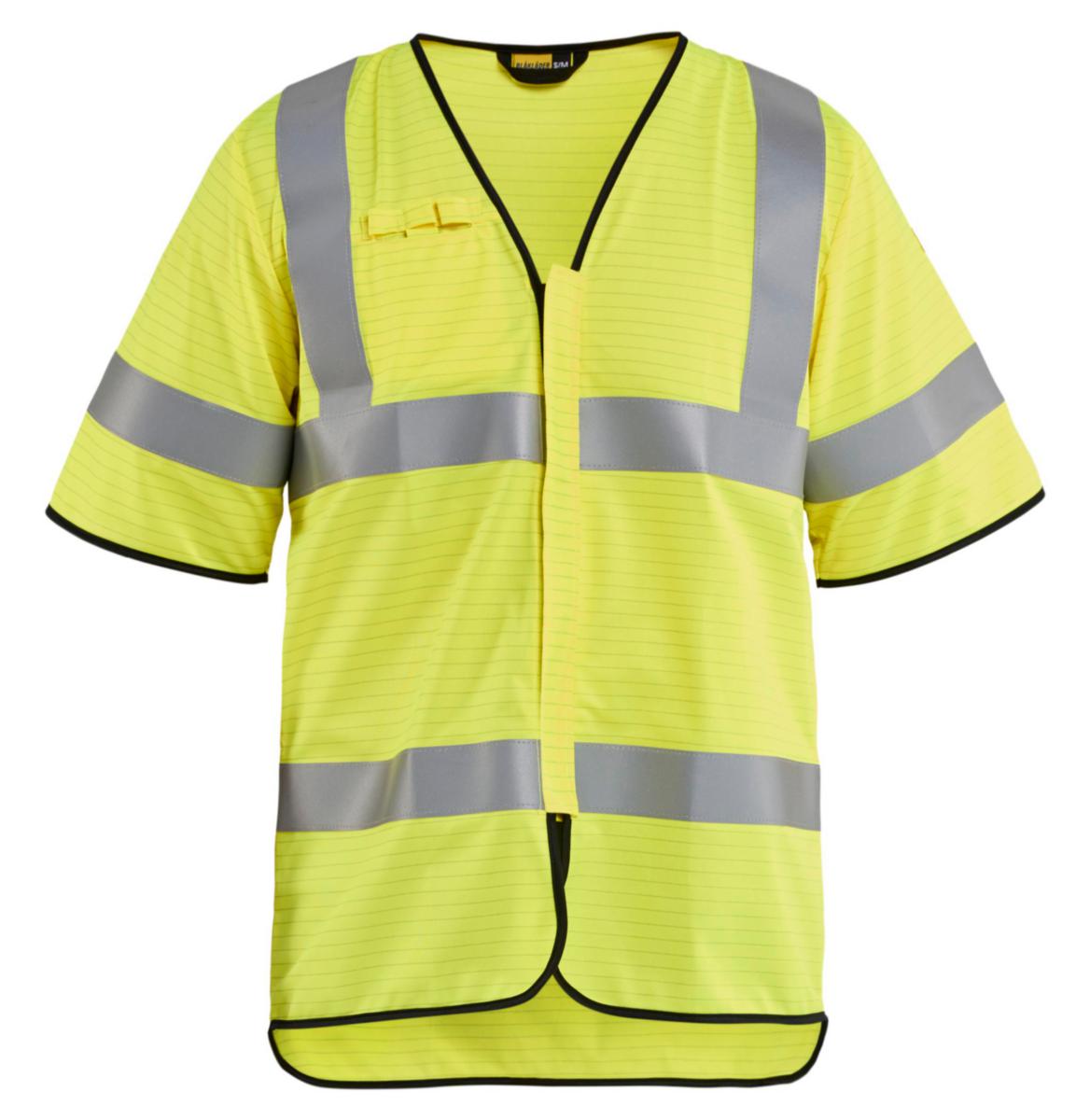 Refleksvest Blåkläder 3034 HiVis kl.3 - Refleksvest Blåkläder 3034 FH HiVis kl.3 gul str S/M