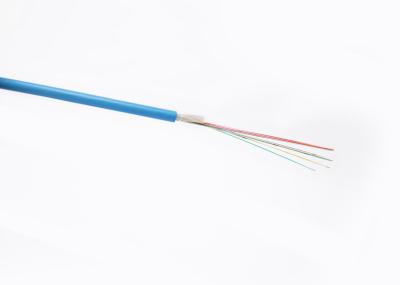 G24 Fiberkabel Ute/Innendørs FR-LSZH kabel Ø6,4mm Blå