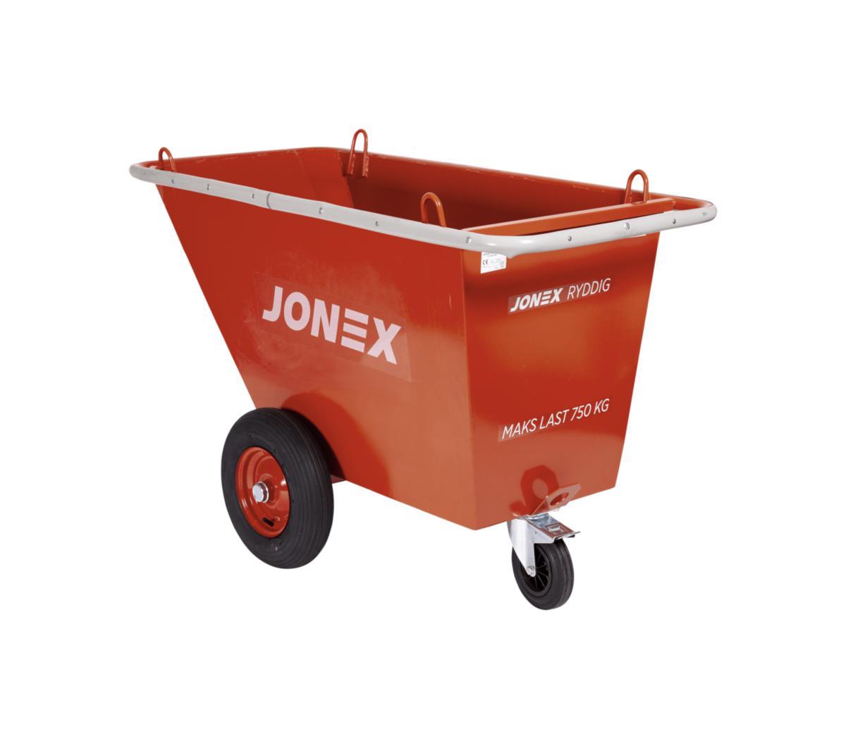 Avfallsvogn Jonex Ryddig 400L - Avfallsvogn 400L Jonex 750kg 530414