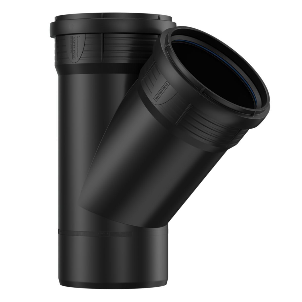 Grenrør 45° PP, Master3Plus - 160 x 160 mm x 45° grenrør Master3Plus