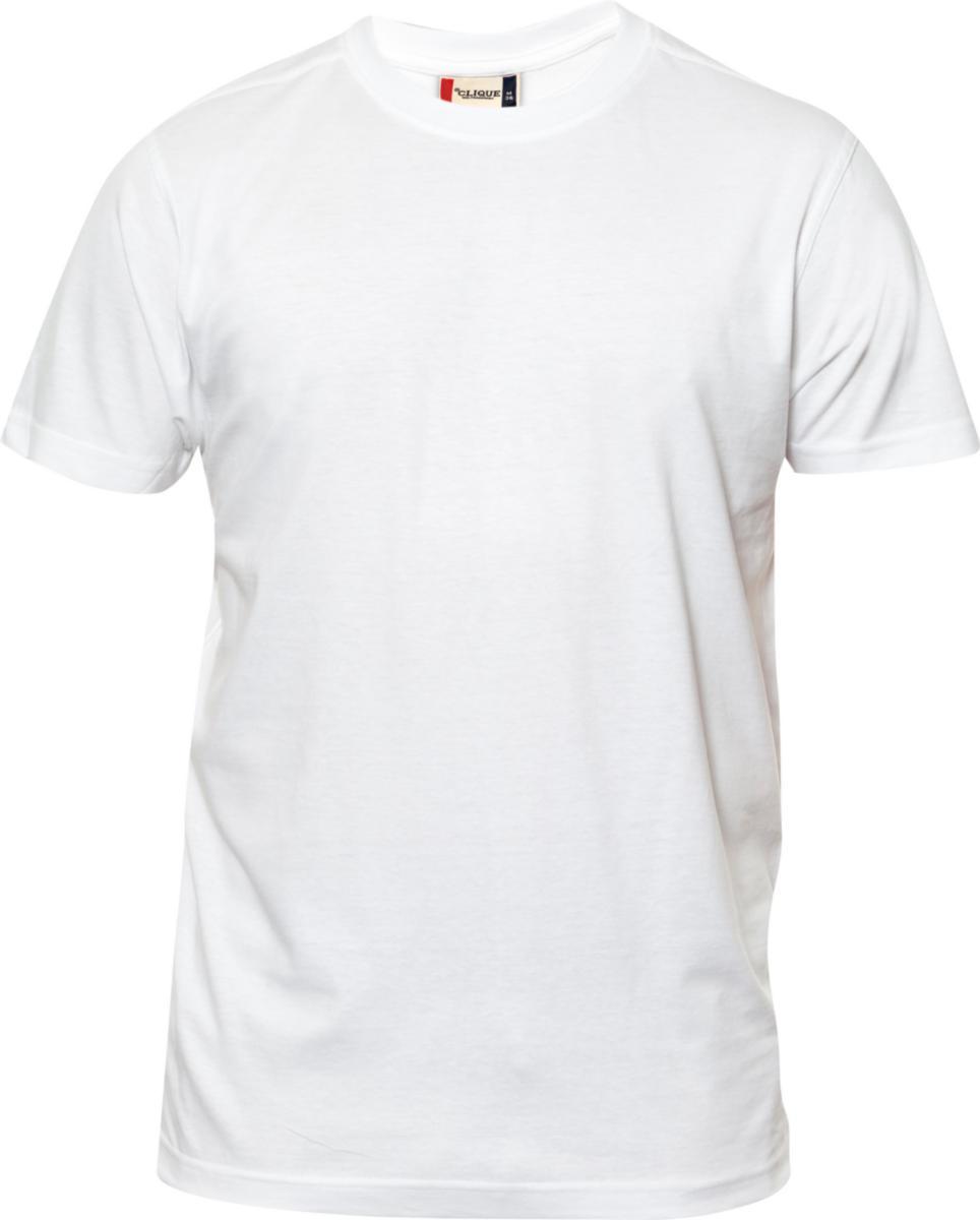 T-skjorte Clique™ Premium Men - T-skjorte Clique Premium Men Hvit str 4XL