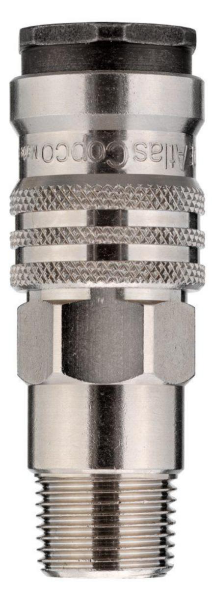 Kupling m/utv.gj Atlas Copco 10E - Kupling QIC 10E M08 Atlas Copco utv G 1/4