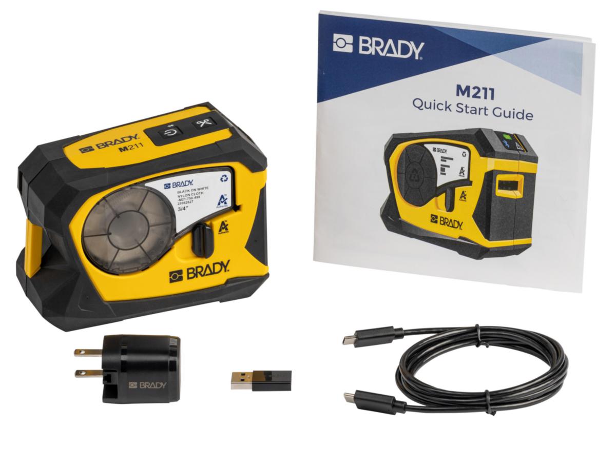 Printer Brady M211 - M211 Printer i blisterpack Brady M211 Printer i pappeske,