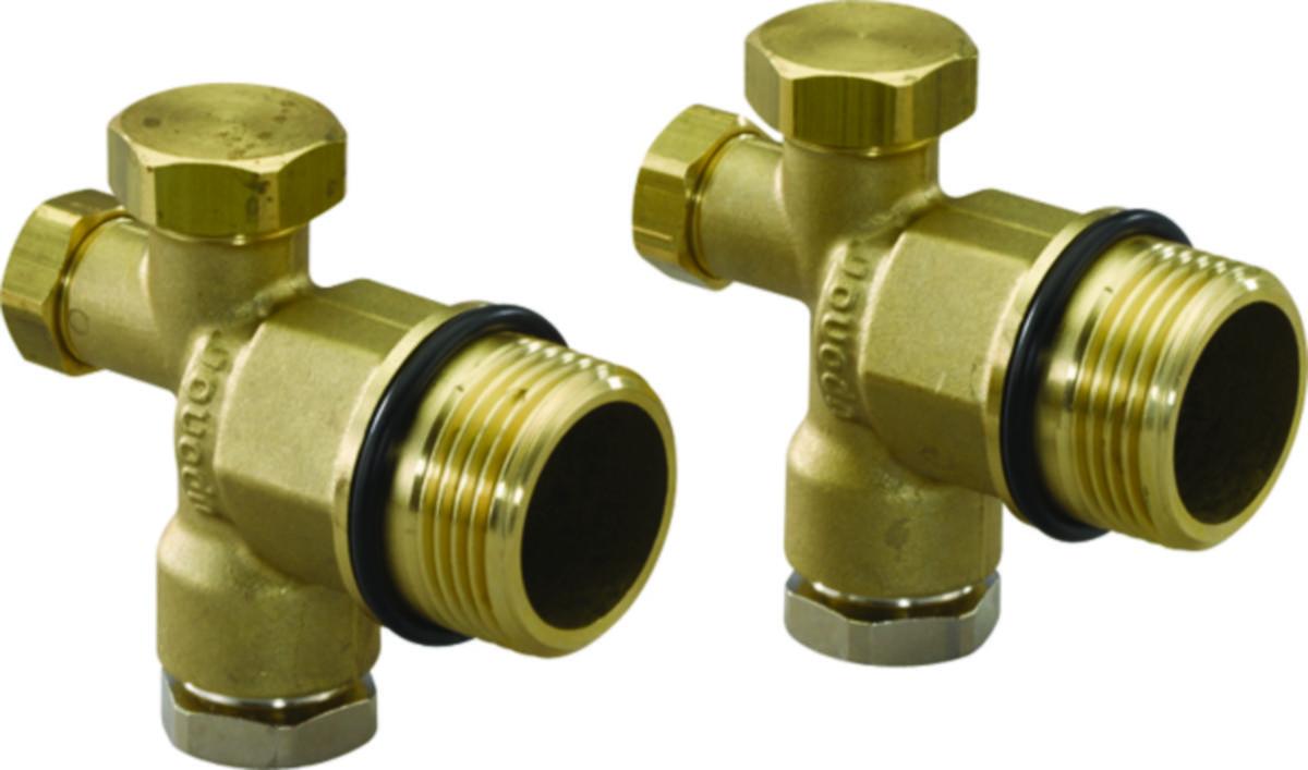 Endestykke for fordeler WGF, Uponor - 1"x1/2" Uponor endestykke f /WGF fordeler gulvvarme