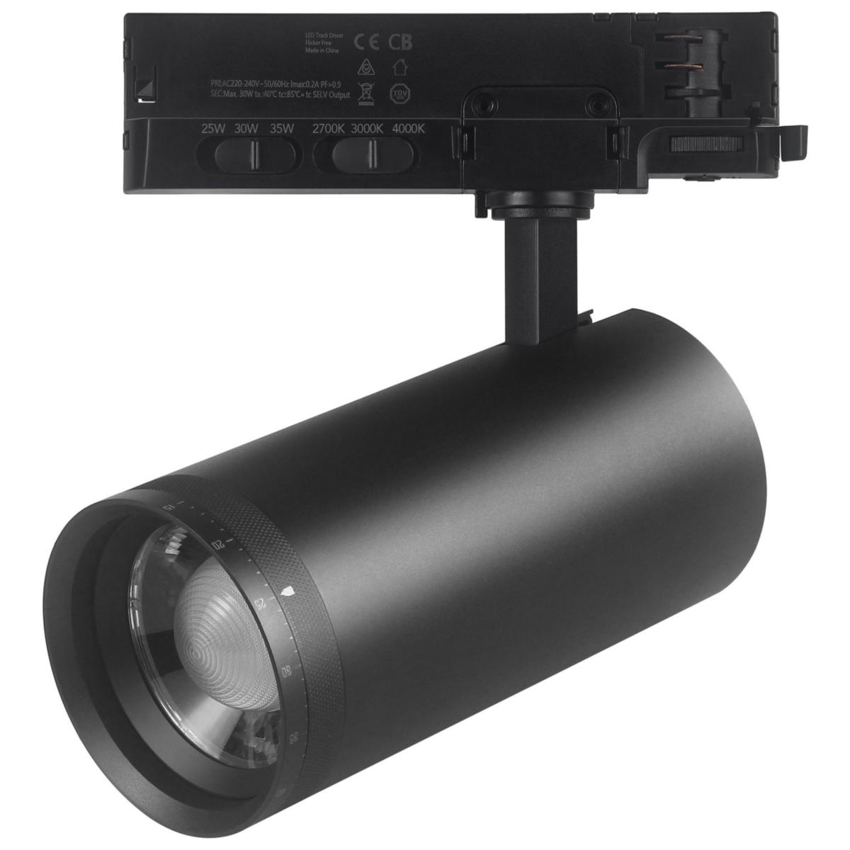 Spotlight Unilamp Switch Spot 3T Zoom - Switch Spot 3T Zoom 2700/3000/