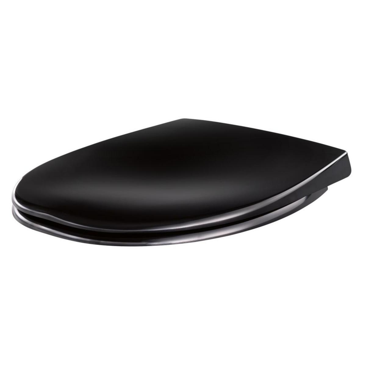 Klosettsete Pressalit Scandinavia PLUS, svart - Pressalit Scandinav PLUS sort Soft cl.Lift Off universal