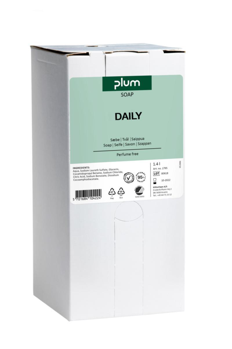 Flytende såpe Plum Daily - Håndsåpe Nature Plum 1.4L bag-in-box