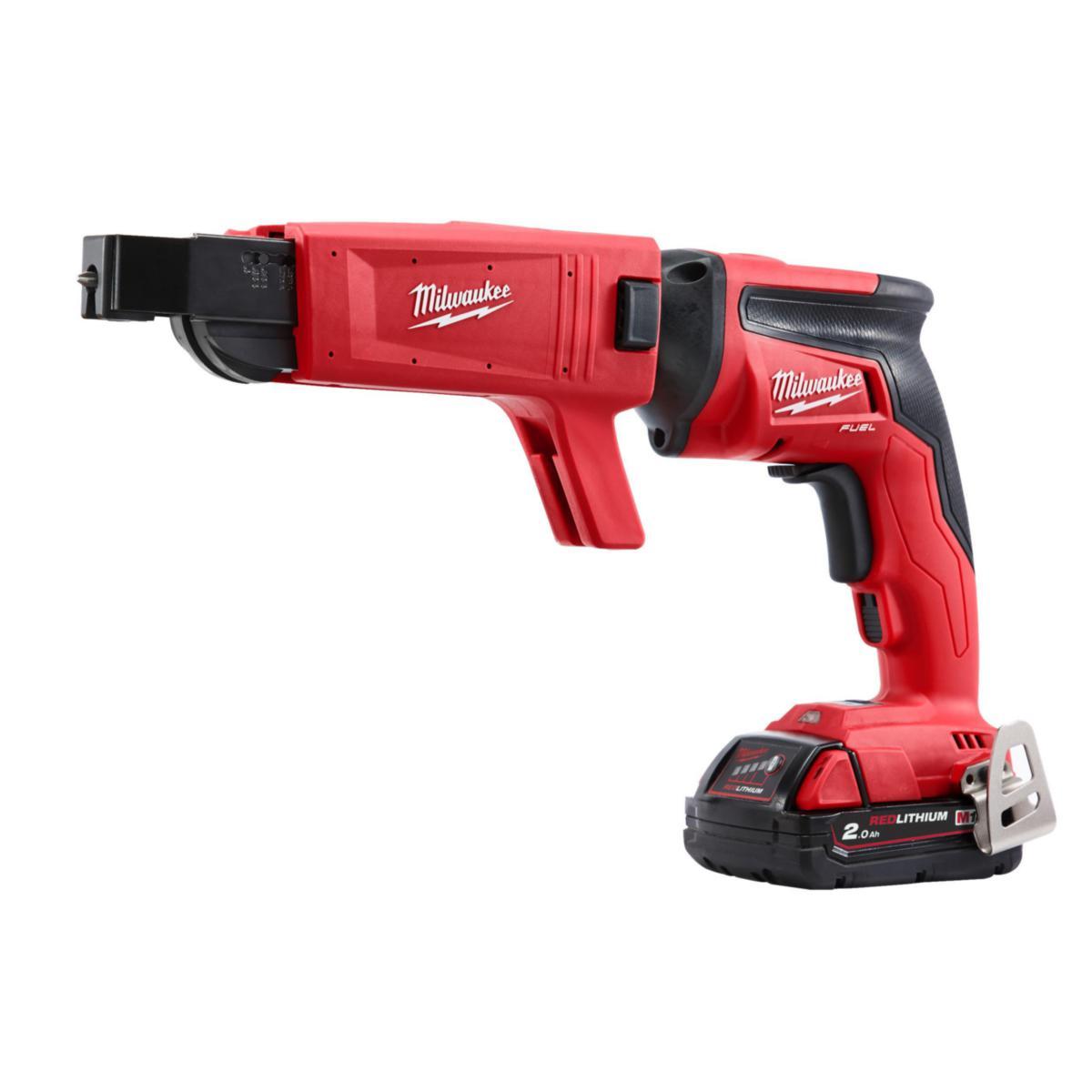 Skruautomat Milwaukee M18 FSGC-202X - Gipsskrutrekker M18 FSGC-202X Milwaukee 18V 2.0Ah HD-Box