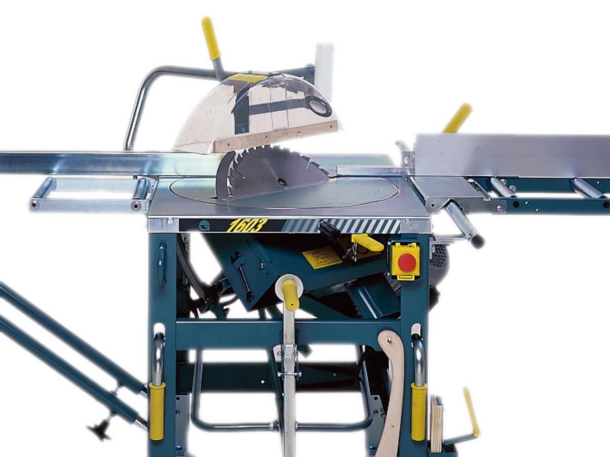 Anhold i aluminium med materialstopper Ernex - Anhold rullebord aluminium Ernex 2.6m regulerbart
