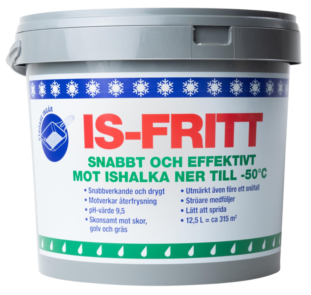Is- og snøsmelter IS-FRITT - Is- og snøsmelter Is-fritt 12,5L spann 10kg kalsiumklorid