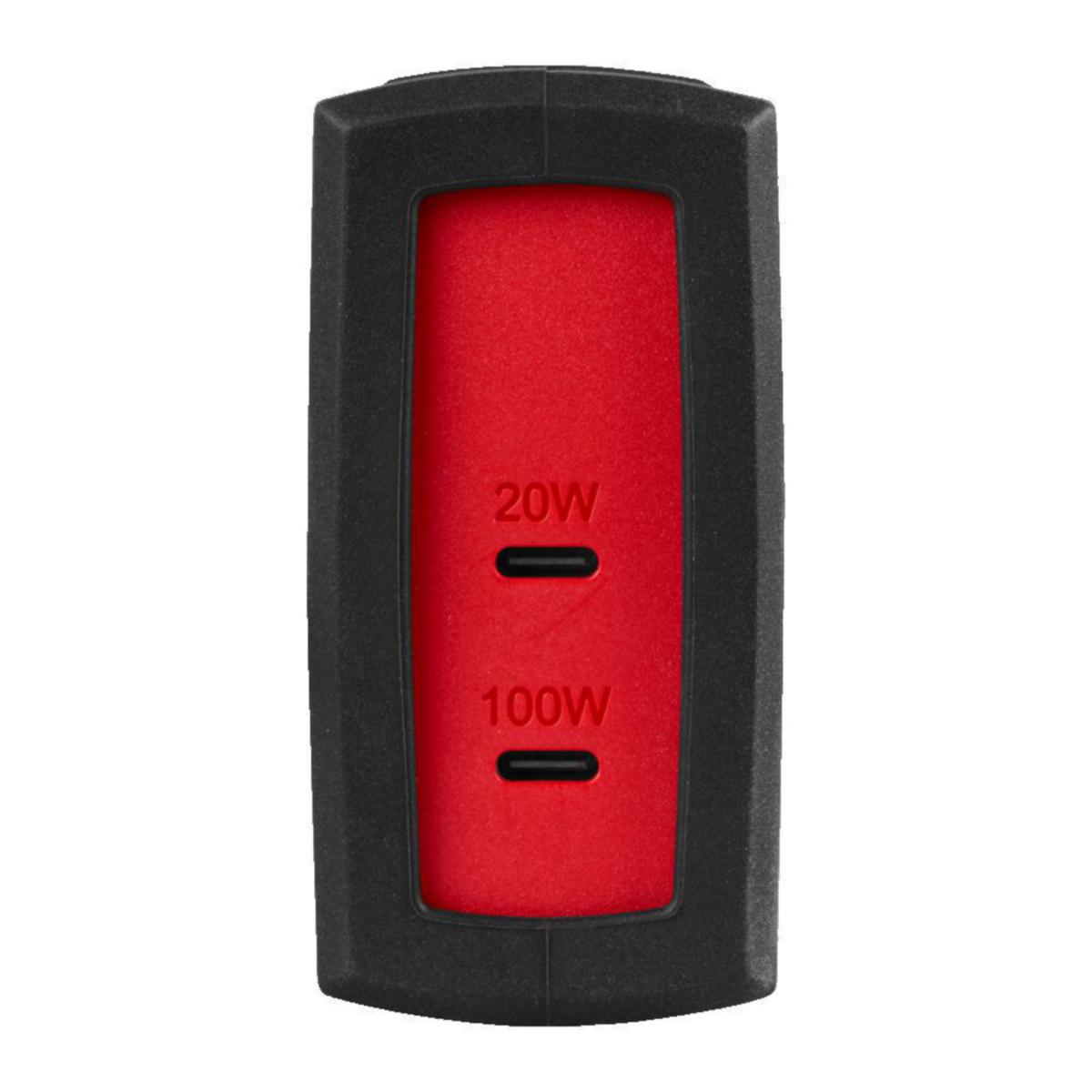 Miniladersett Milwaukee USB-C 100 W - Miniladersett USBC100 Milwaukee USB-C 100W+20W