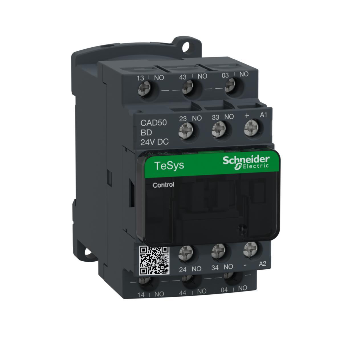 Hjelpekontaktorer Schneider TeSys D - Hjelpekontaktor.CAD50BD 