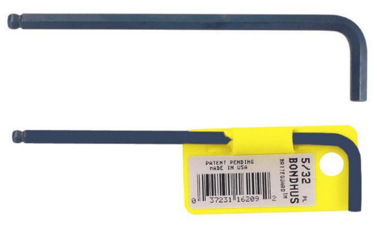 Vinkelnøkkel Bondhus Sekskant m/ kule - Sekskantnøkkel BL Bondhus 5/64"X81mm m/kule