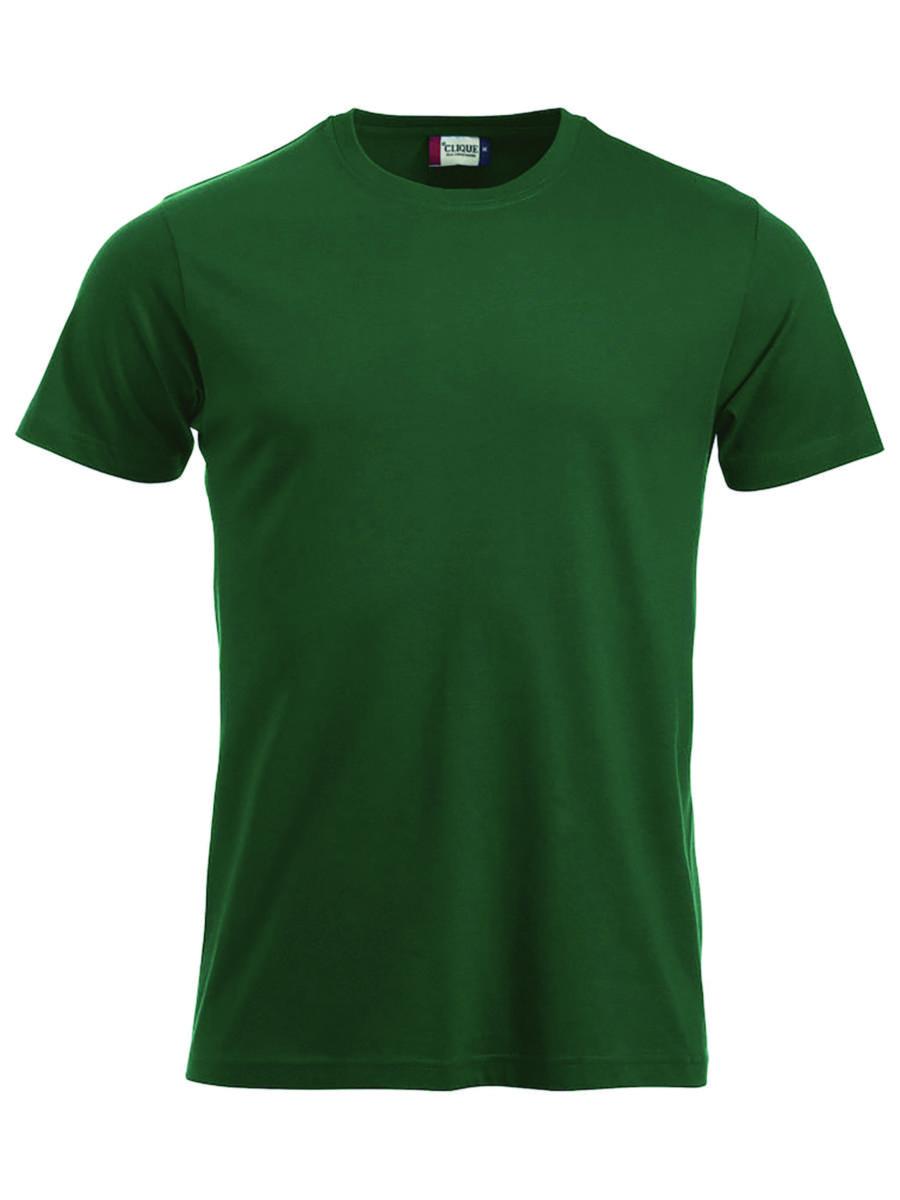 T-skjorte Clique™ New Classic-T - T-skjorte Clique New Classic-T Flaskegrønn str 3XL