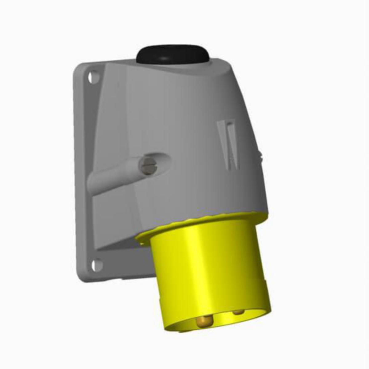 Rundstift apparatinntak for vegg AVI Amphenol - IPS AVI 216BS4 IP44 IP44
