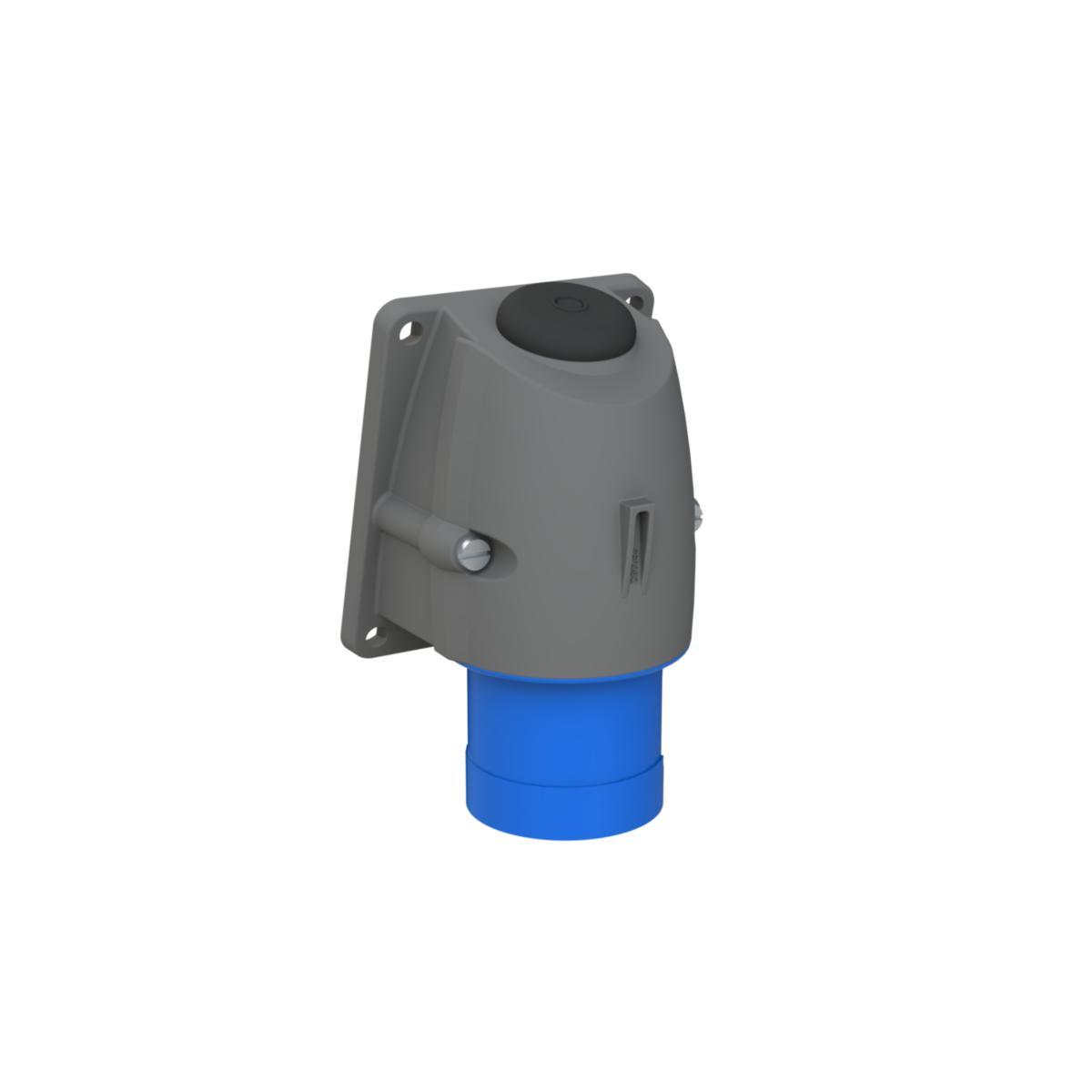 Rundstift apparatinntak for vegg AVI Amphenol - App.innt. f/vegg AVI 216-6