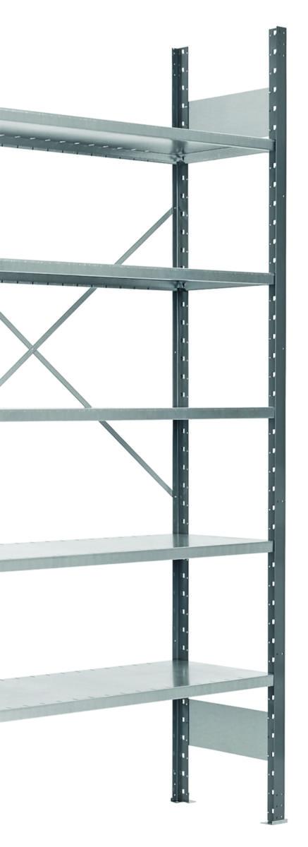 Påbygningsseksjon V06 - Småvarereol V06 følgefag 2100 SM 210x100x40cm åpen galv.
