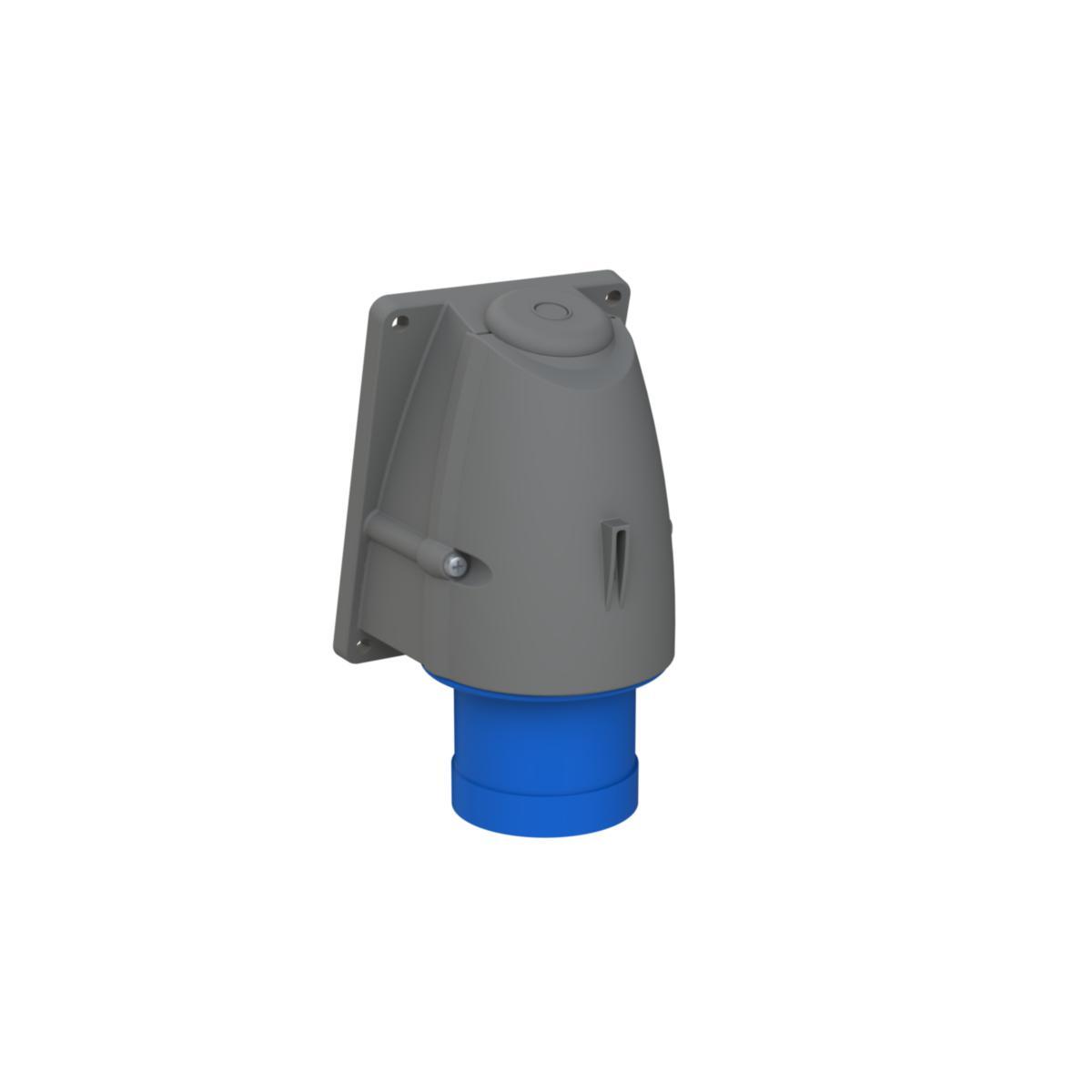 Rundstift apparatinntak for vegg AVI Amphenol - App.innt. f/vegg AVI 332-9