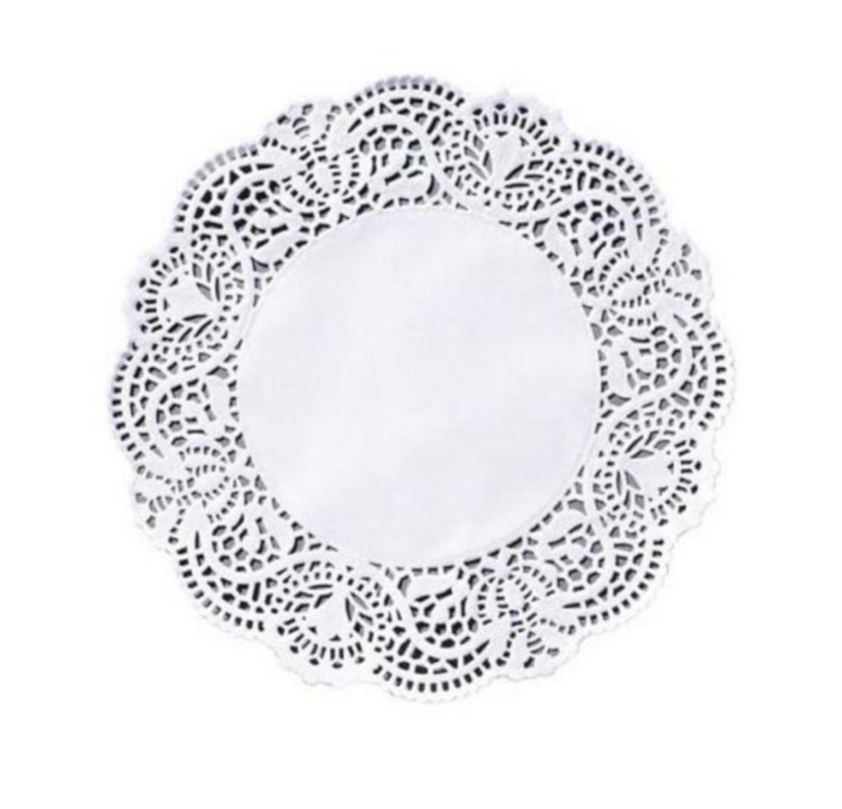 Fatpapir Duni - Fatpapir 34cm rundt uthullet Duni 250pk