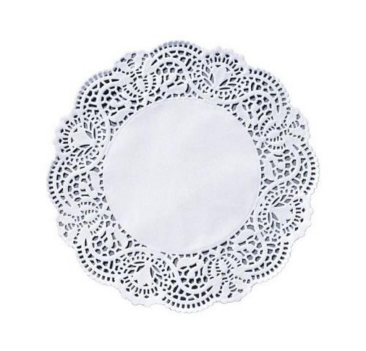 Fatpapir Duni - Fatpapir 36cm rundt uthullet Duni 250pk 160061