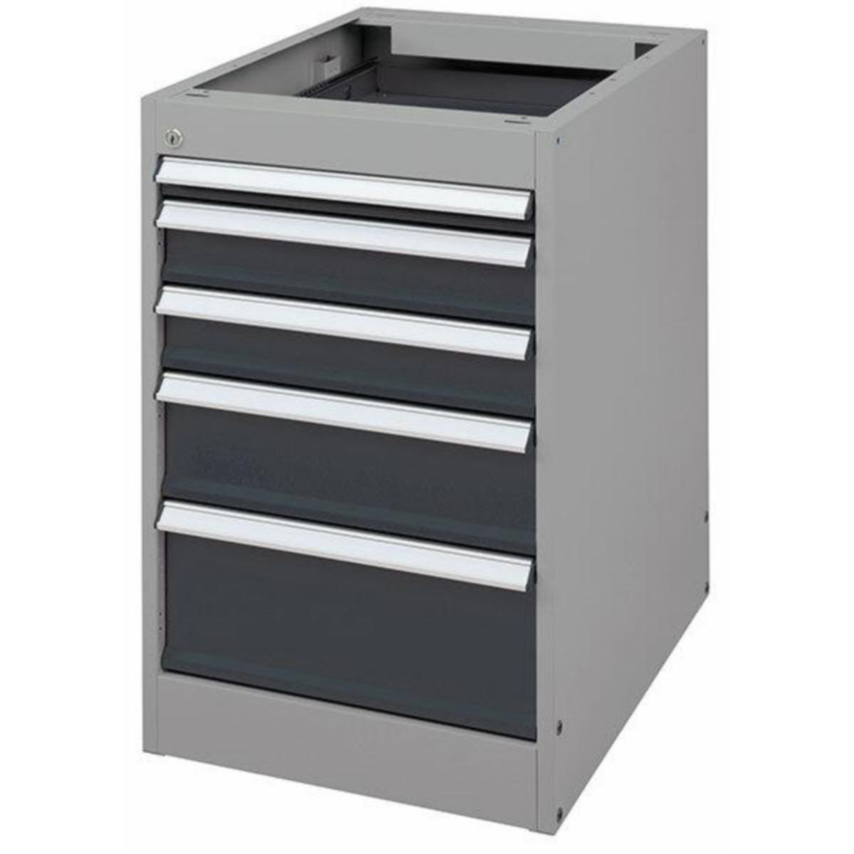 Skuffeseksjon SM serie 1 - Skuffeseksjon serie 1 SM 535x665x800mm 5 skuffer