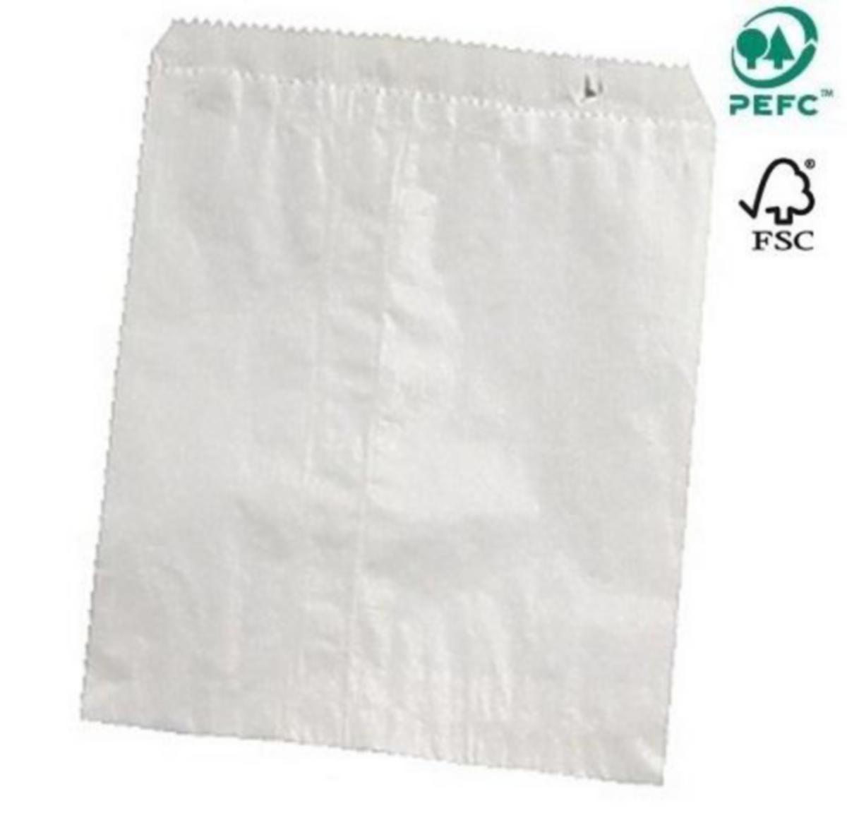 Papirpose NWP - Papirpose 5kg Baker Hvit kraft Nwp 310x450mm (1000) Bleket