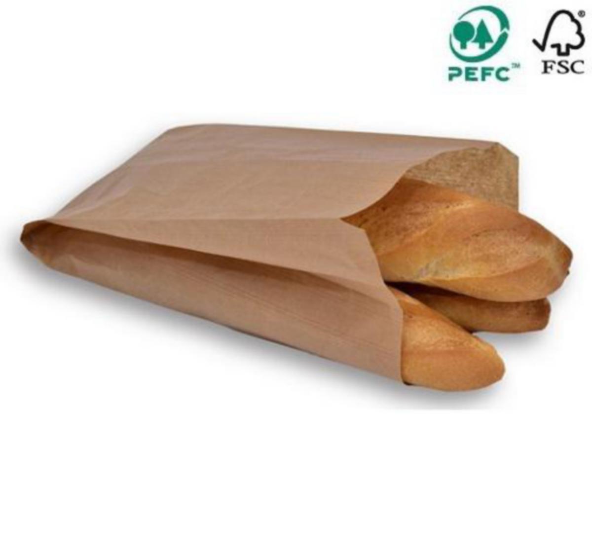 Brødpose Papir NWP - Brødpose Papir Brun NWP 220/90x440mm (1000)