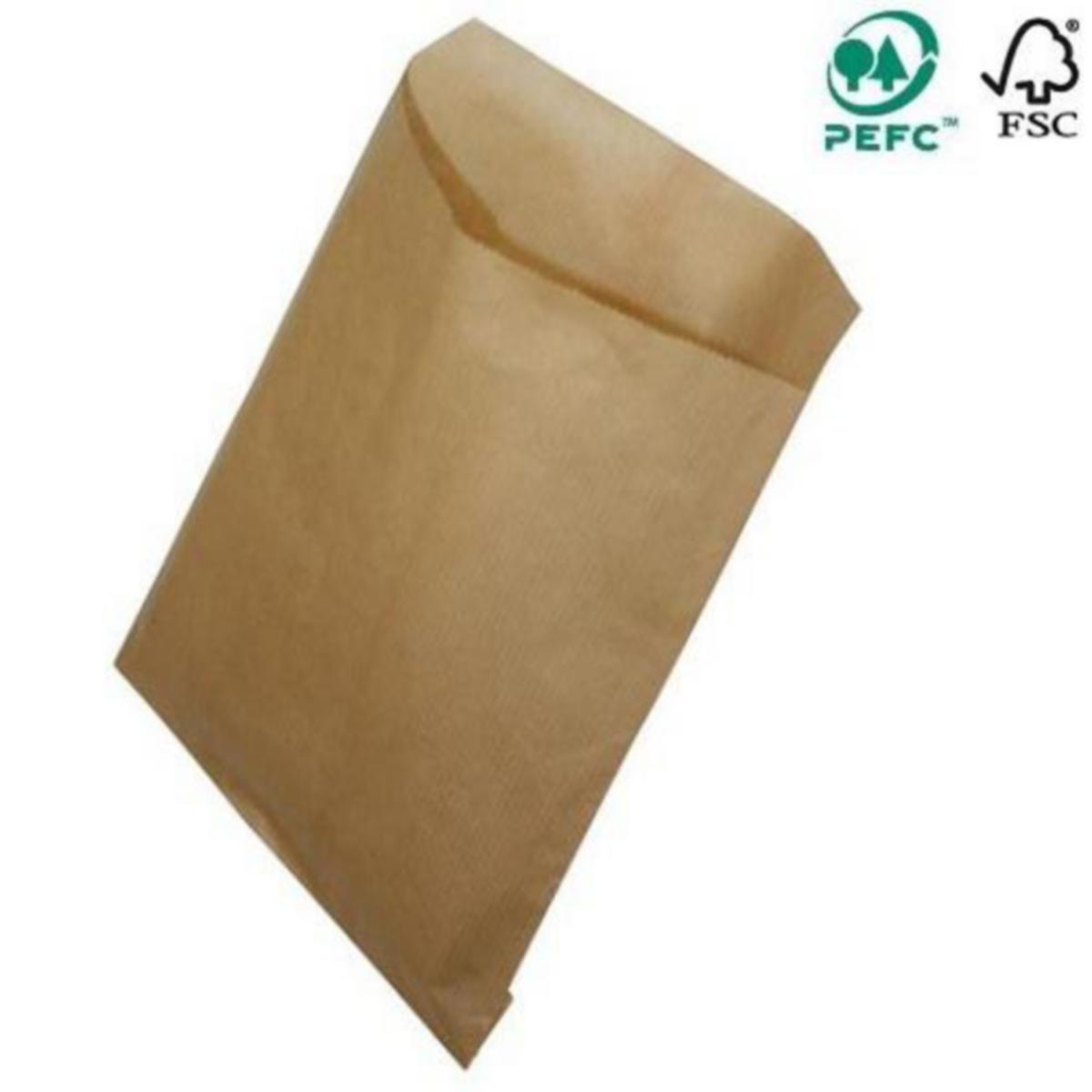 Papirpose NWP - Papirpose 5kg Brun kraft flat Nwp 310x450mm (1000)