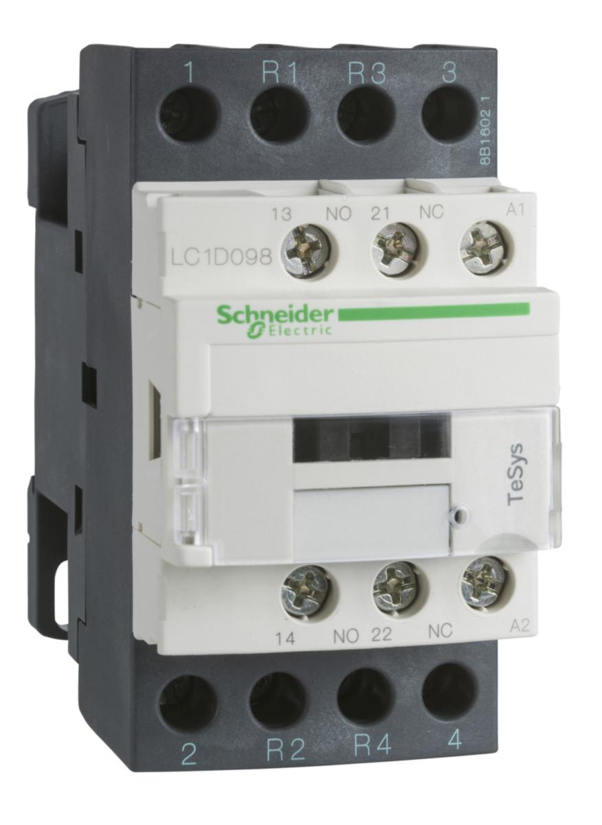 Kontaktorer Schneider LC1D 4pol - Lc1D258P7 Kontaktor 40A 2N0+2N 230V